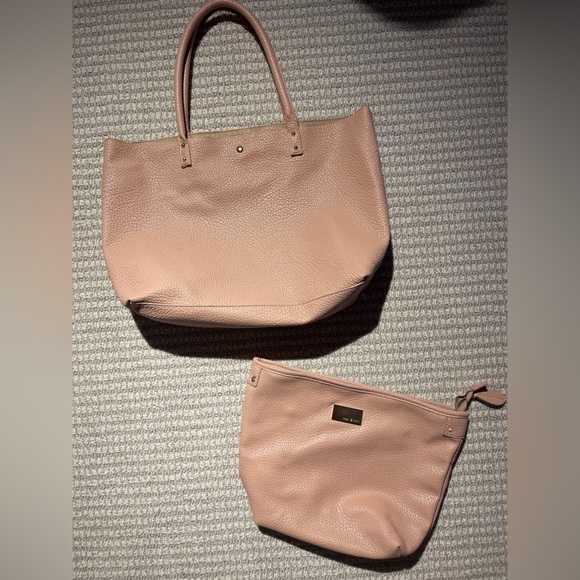 Remi/Reid dusty pink tote - Picture 3 of 5